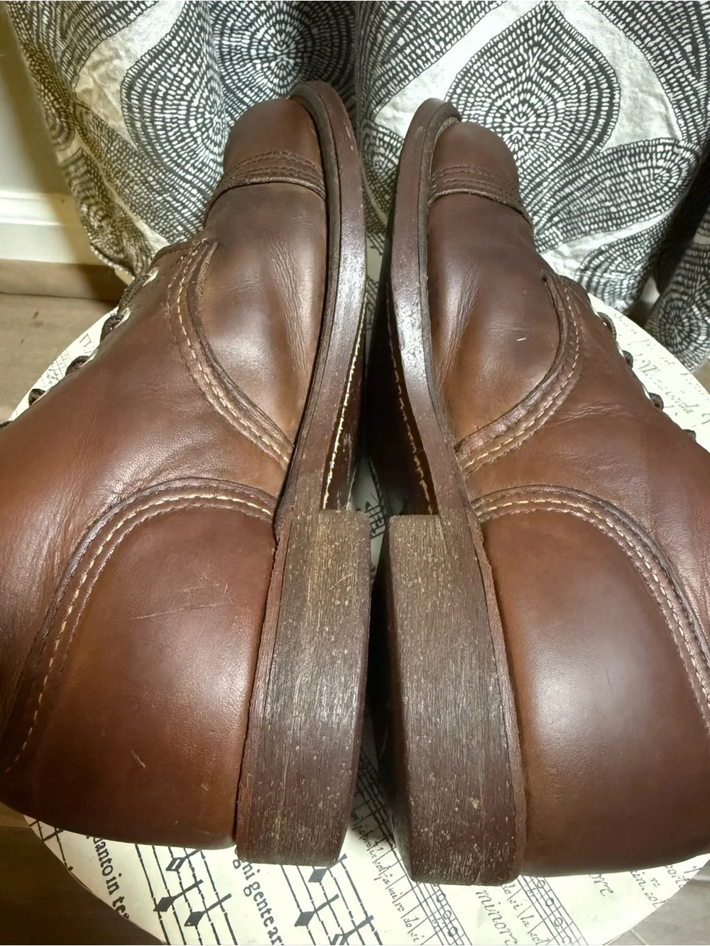 Red Wing Iron Ranger 8111 Amber Harness Leather Boots Size 8 E2 Wide